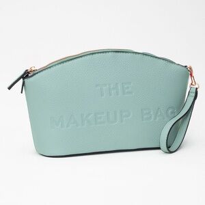 Elegant Mint Green Makeup Bag
